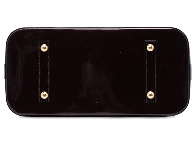 Louis Vuitton Purple Monogram Vernis Alma GM - vista 3