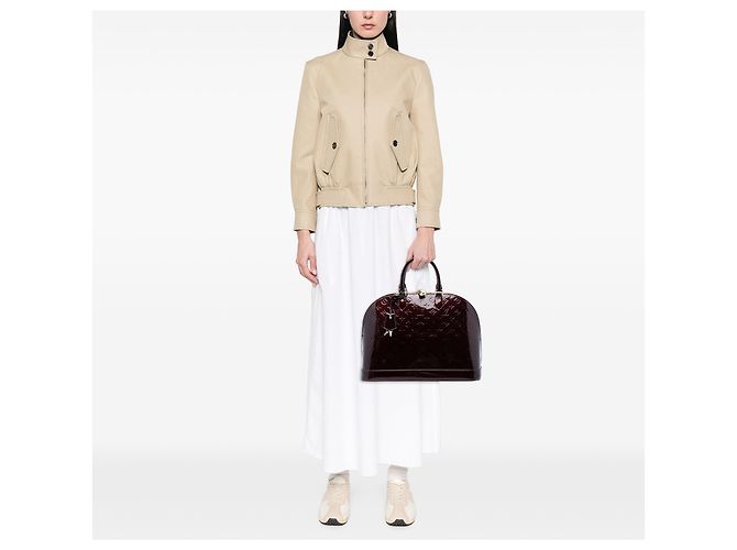 Louis Vuitton Purple Monogram Vernis Alma GM - vista 5