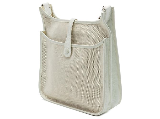 Hermès Beige Toile and Clemence Evelyne III PM - vista 2