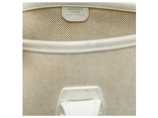 Hermès Beige Toile and Clemence Evelyne III PM - vista 5