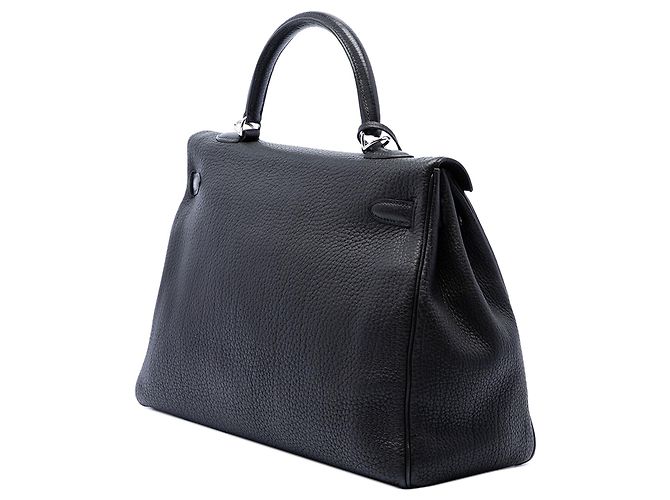 Hermès Black Clemence Kelly II Retourne 35 - vista 2