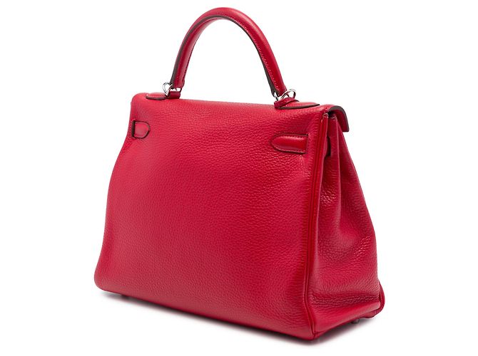 Hermès Red Togo Kelly II Retourne Amazone 32 - vista 2