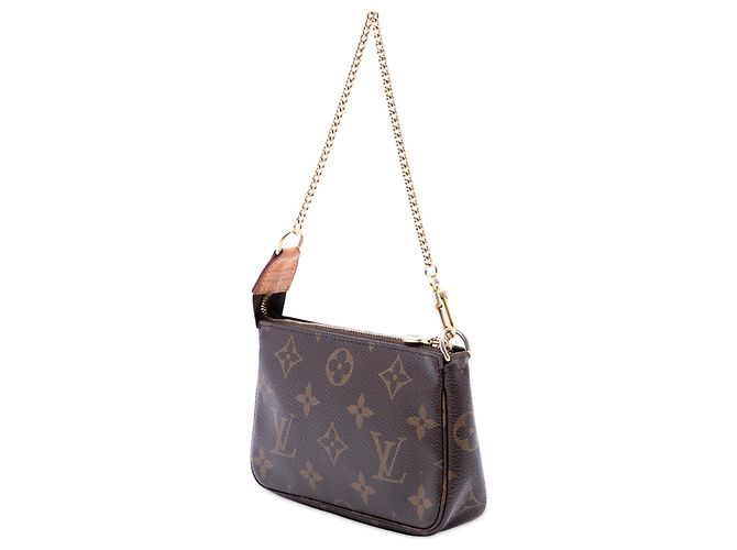 Louis Vuitton Brown Monogram Mini Pochette Accessoires - vista 2
