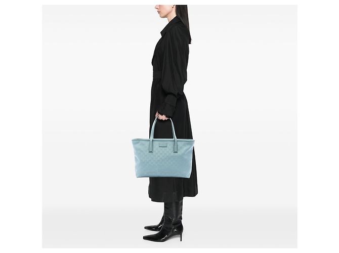 Gucci Blue Medium GG Imprime Tote - Ansicht 6