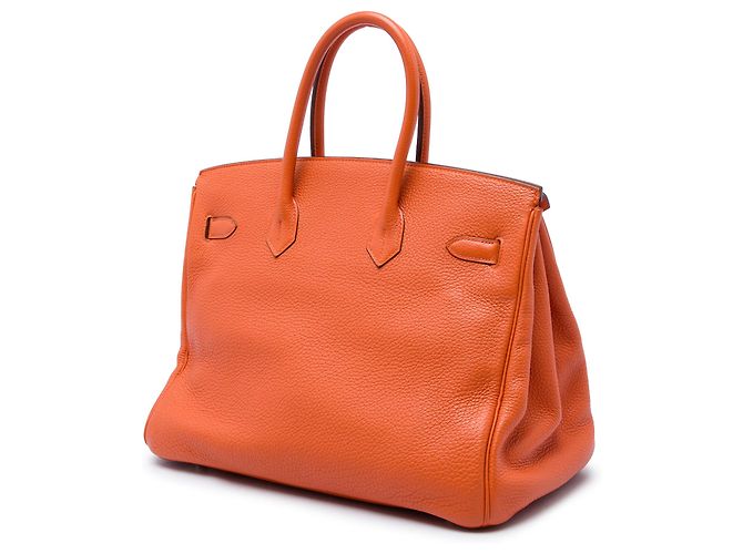 Hermès Orange Togo Birkin Retourne 35 - vista 2