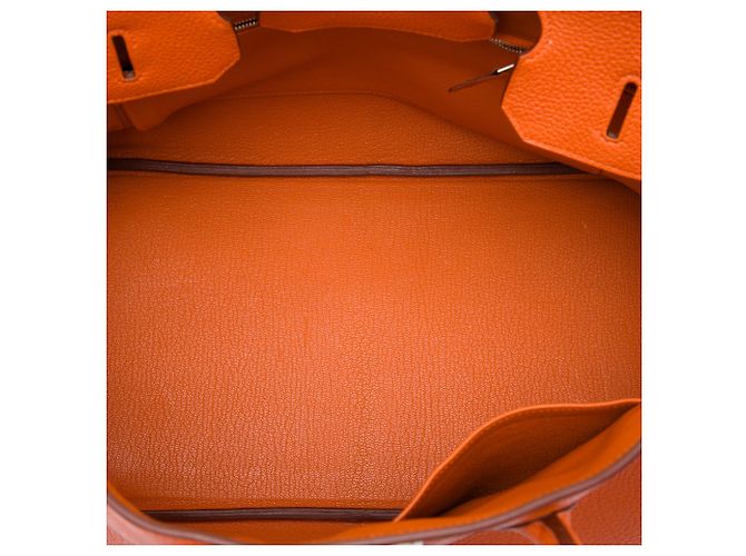 Hermès Orange Togo Birkin Retourne 35 - vista 4