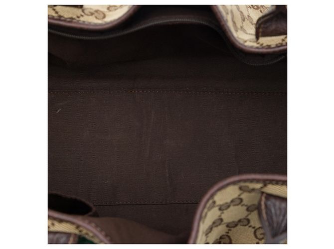 Borsa tote Gucci Princy in canvas GG beige - vista 4