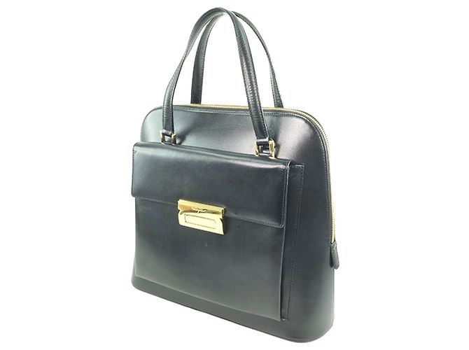 Salvatore Ferragamo Borsa a mano Ferragamo in pelle nera - vista 2