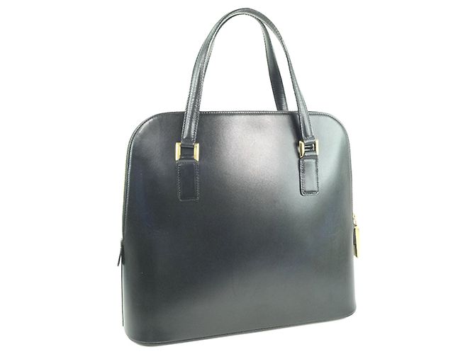 Salvatore Ferragamo Borsa a mano Ferragamo in pelle nera - vista 3