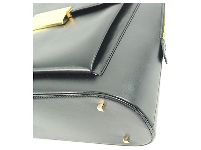 Salvatore Ferragamo Borsa a mano Ferragamo in pelle nera - vista 8