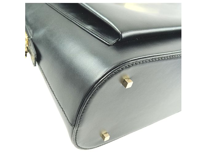 Salvatore Ferragamo Borsa a mano Ferragamo in pelle nera - vista 9
