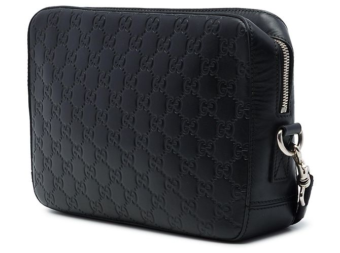 Pochette da polso Gucci Black Guccissima - vista 2