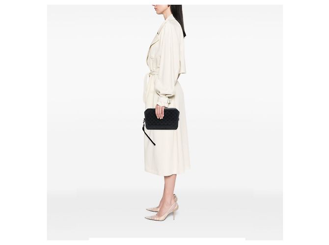 Pochette da polso Gucci Black Guccissima - vista 6