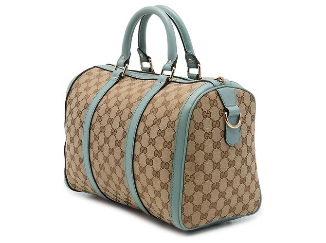 Borsa Boston Gucci Joy Medium in tela GG beige - vista 2