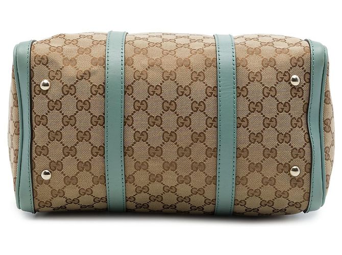 Borsa Boston Gucci Joy Medium in tela GG beige - vista 3