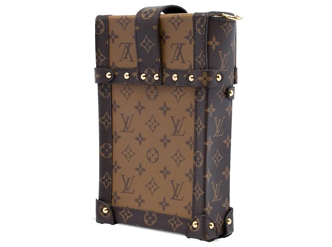 Louis Vuitton Brown Monogram Reverse Pochette Trunk Verticale - Ansicht 2