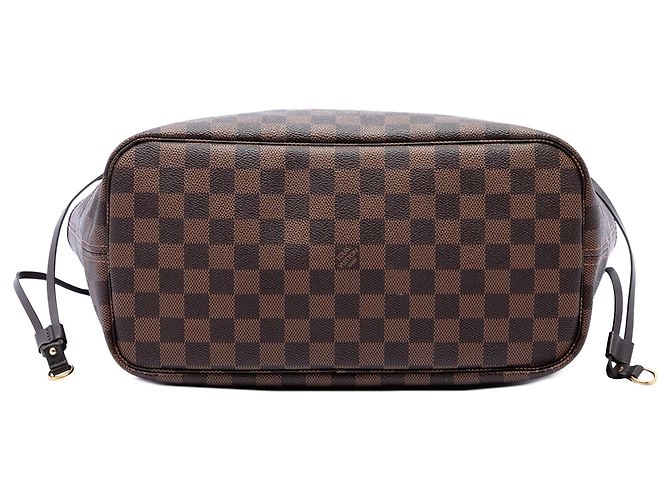 Louis Vuitton Brown Damier Ebene Neverfull MM - vista 3
