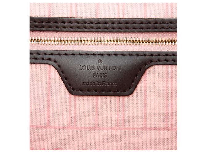 Louis Vuitton Brown Damier Ebene Neverfull MM - vista 5
