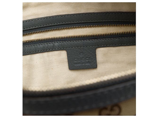 Borsa a tracolla Gucci Bella Medium in tela GG beige - vista 5