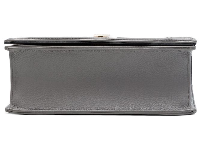 Dior Gray Medium Grained Calfskin Diorama Flap - vista 3
