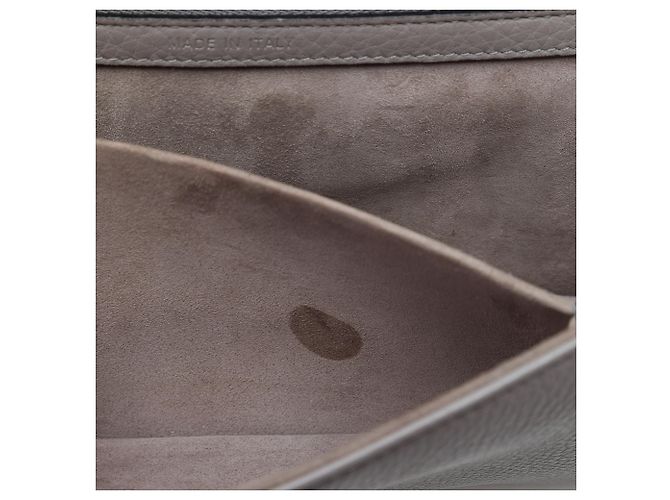 Dior Gray Medium Grained Calfskin Diorama Flap - vista 6