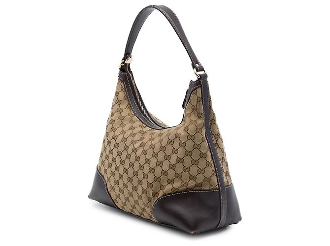 Borsa a tracolla Gucci Lovely in tela GG marrone - vista 2