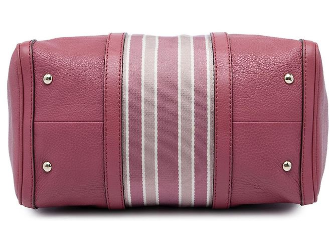 Borsa Boston Gucci Joy Medium in pelle di vitello rosa con Web - vista 3