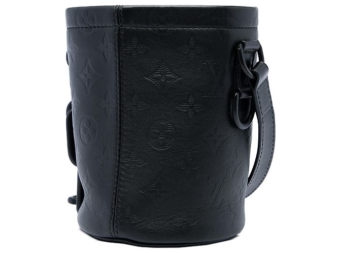 Louis Vuitton Black Monogram Shadow Nano Chalk - vista 2