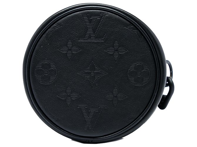 Louis Vuitton Black Monogram Shadow Nano Chalk - vista 3