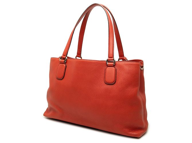 Gucci Soho Working Tote aus Kalbsleder in Orange, Medium - Ansicht 2