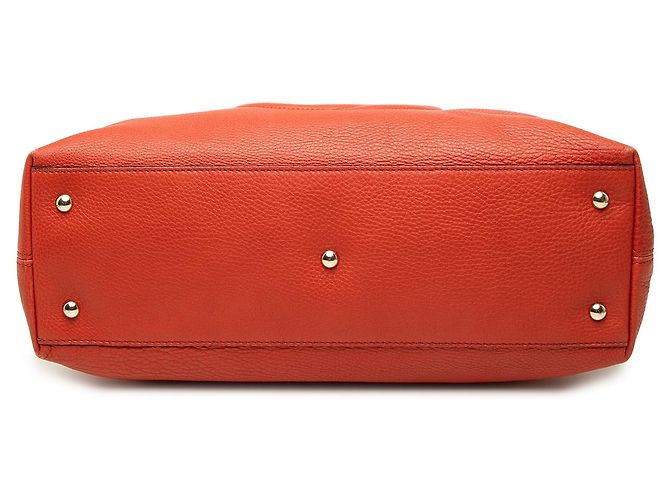 Gucci Soho Working Tote aus Kalbsleder in Orange, Medium - Ansicht 3