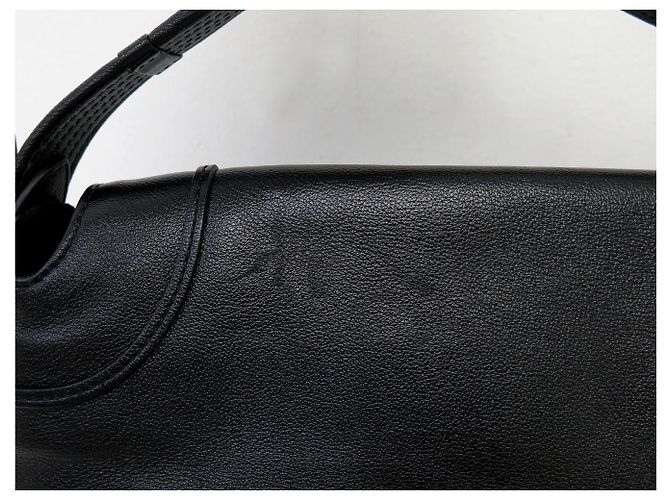 NUOVA BORSA A MANO JEROME DREYFUSS PEPITO M IN PELLE NERA BORSA A TRACCOLLA PURSE - vista 14