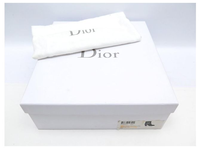 NEU CHRISTIAN DIOR ETRIER LOW BOOTS 36.5 BEIGE VELOURS - Ansicht 14