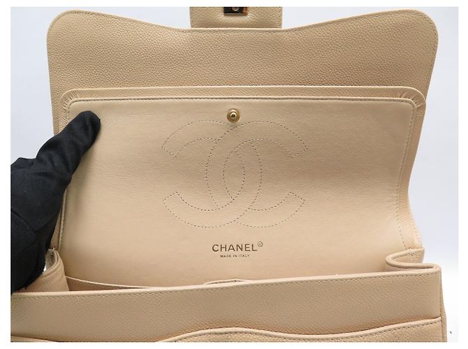 NUOVA BORSA CHANEL GRANDE CLASSICA TIMELESS JUMBO CAVIAR A TRACCOLLA - vista 10