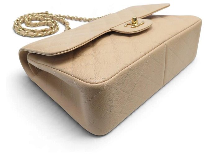 NUOVA BORSA CHANEL GRANDE CLASSICA TIMELESS JUMBO CAVIAR A TRACCOLLA - vista 3
