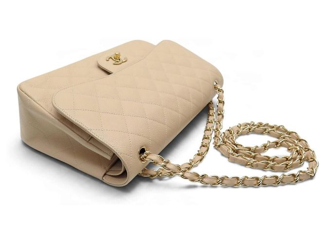 NUOVA BORSA CHANEL GRANDE CLASSICA TIMELESS JUMBO CAVIAR A TRACCOLLA - vista 4