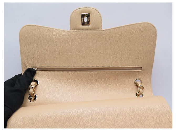 NUOVA BORSA CHANEL GRANDE CLASSICA TIMELESS JUMBO CAVIAR A TRACCOLLA - vista 7