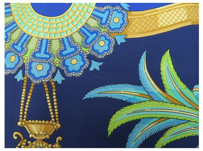 Hermès VINTAGE HERMES INDIA 1ERE EDITION CATHY LATHAM 1986 SEIDENTUCH - Ansicht 9