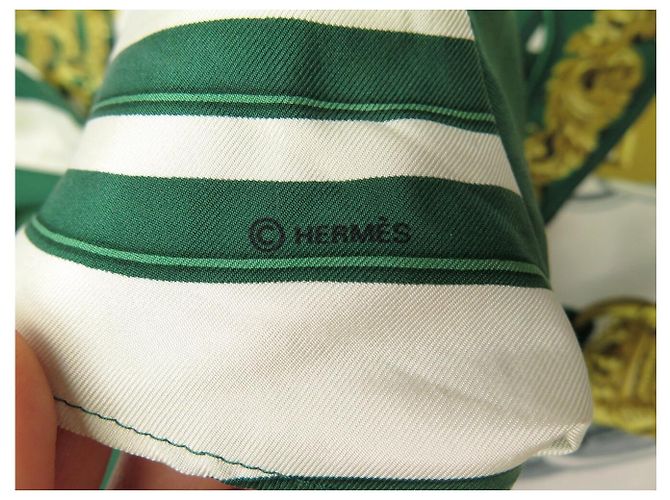 Hermès HERMES BRIDES DE GALA STRICKBLUSE 42 L AUS KASHMIR & SEIDE TOP - Ansicht 9