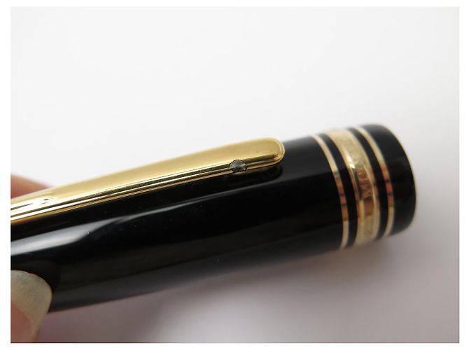 PENNA STILO A PISTONE MONTBLANC MEISTERSTUCK 149 MB132114 NERO & ORO - vista 11