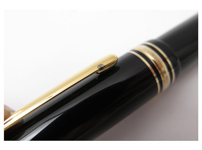 PENNA STILO A PISTONE MONTBLANC MEISTERSTUCK 149 MB132114 NERO & ORO - vista 19