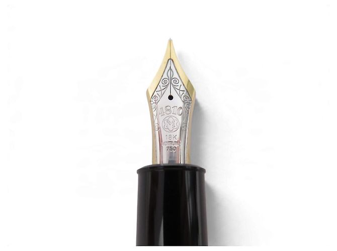 PENNA STILO A PISTONE MONTBLANC MEISTERSTUCK 149 MB132114 NERO & ORO - vista 2