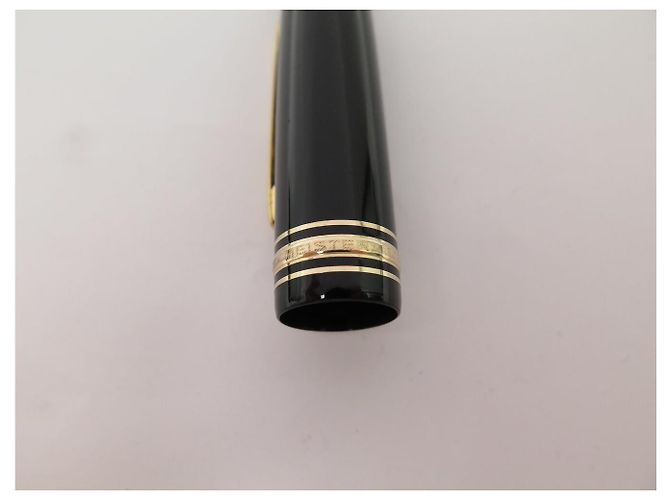 PENNA STILO A PISTONE MONTBLANC MEISTERSTUCK 149 MB132114 NERO & ORO - vista 7
