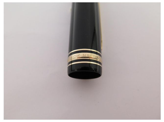 PENNA STILO A PISTONE MONTBLANC MEISTERSTUCK 149 MB132114 NERO & ORO - vista 8