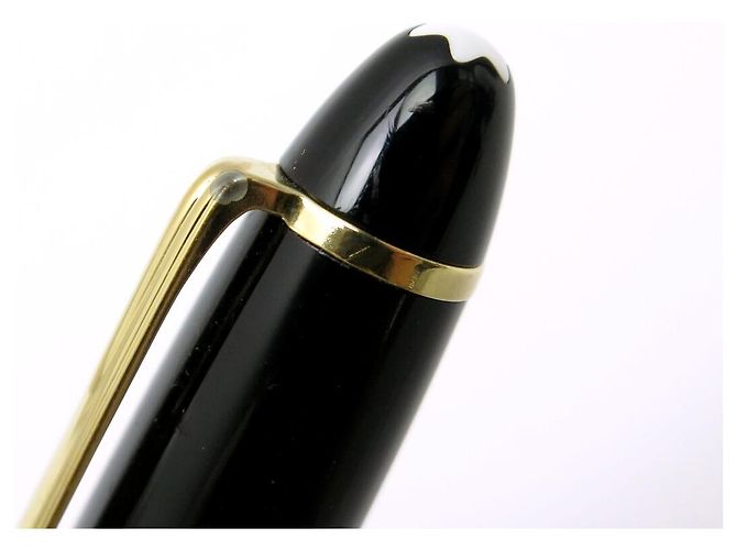 PENNA STILO VINTAGE MONTBLANC MEISTERSTUCK 146 PLUME A PISTON NOIR - vista 11