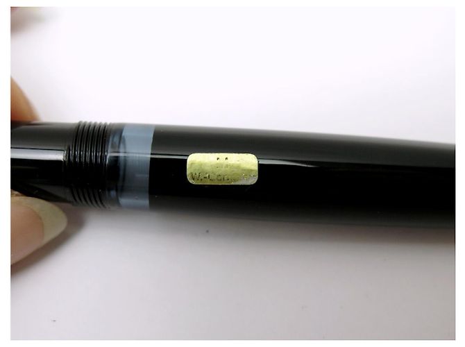 PENNA STILO VINTAGE MONTBLANC MEISTERSTUCK 146 PLUME A PISTON NOIR - vista 12