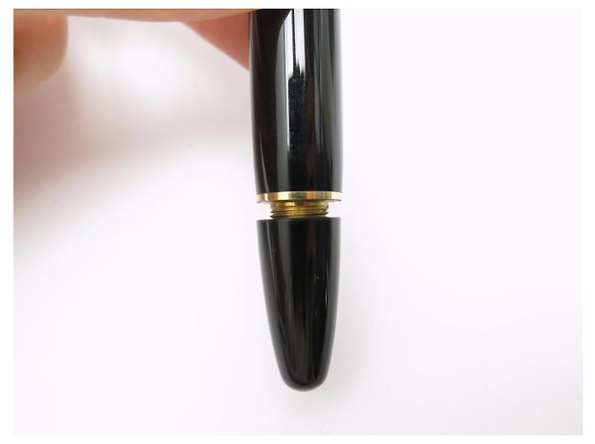 PENNA STILO VINTAGE MONTBLANC MEISTERSTUCK 146 PLUME A PISTON NOIR - vista 15