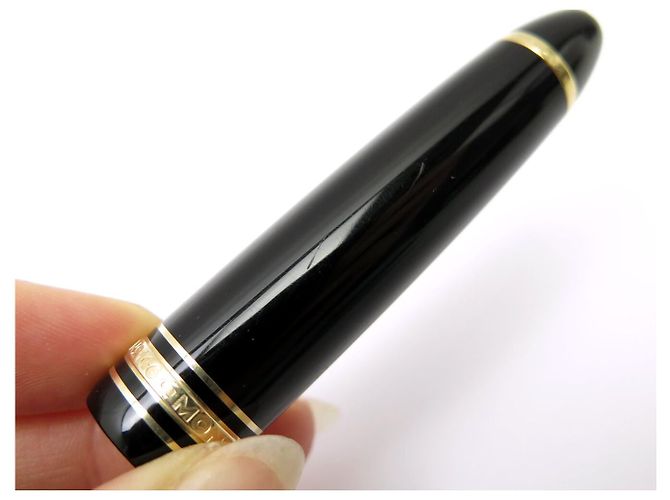 PENNA STILO VINTAGE MONTBLANC MEISTERSTUCK 146 PLUME A PISTON NOIR - vista 16