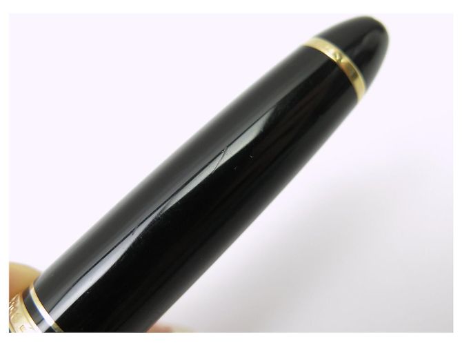 PENNA STILO VINTAGE MONTBLANC MEISTERSTUCK 146 PLUME A PISTON NOIR - vista 17
