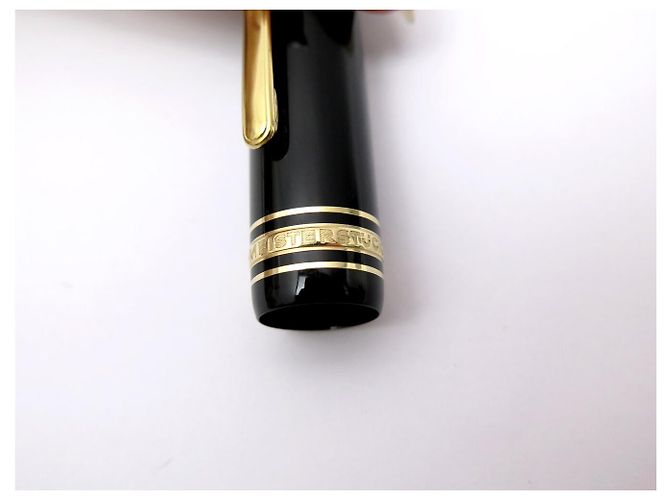 PENNA STILO VINTAGE MONTBLANC MEISTERSTUCK 146 PLUME A PISTON NOIR - vista 7